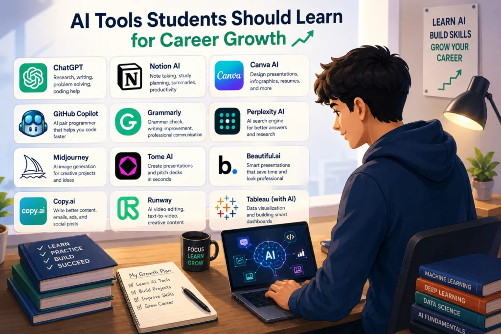 AI Tools Students Should Learn for Career Growth